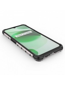 Honeycomb fodral pansarfodral med en gelram Realme C35 transparent