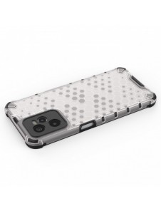 Honeycomb fodral pansarfodral med en gelram Realme C35 transparent