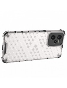 Honeycomb fodral pansarfodral med en gelram Realme C35 transparent
