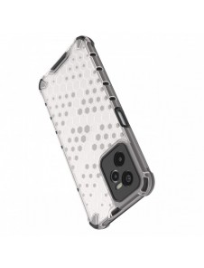 Honeycomb fodral pansarfodral med en gelram Realme C35 transparent