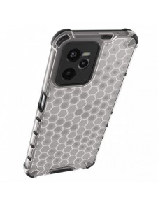 Honeycomb fodral pansarfodral med en gelram Realme C35 transparent