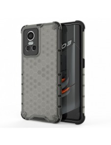 Honeycomb fodral pansarfodral med en gelram Realme GT Neo 3 svart