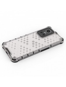 Honeycomb fodral pansarfodral med en gelram Realme GT Neo 3 svart