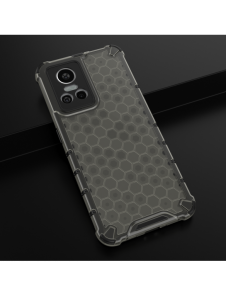 Honeycomb fodral pansarfodral med en gelram Realme GT Neo 3 svart