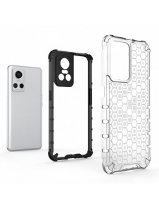 Honeycomb fodral pansarfodral med en gelram Realme GT Neo 3 transparent