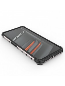 Honeycomb fodral pansarfodral med en gelram Realme GT Neo 3 transparent