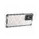 Honeycomb fodral pansarfodral med en gelram Realme GT Neo 3 transparent