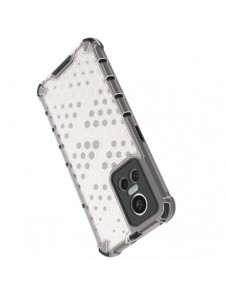 Honeycomb fodral pansarfodral med en gelram Realme GT Neo 3 transparent