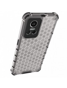 Honeycomb fodral pansarfodral med en gelram Realme GT Neo 3 transparent