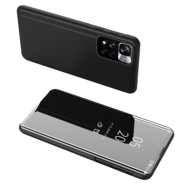 Clear View Case-fodral för Oppo A76 / Oppo A36 / Realme 9i svart