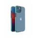 Spring Case fodral för iPhone 14 silikonfodral med en ram ljusblå