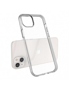 Spring Case fodral för iPhone 14 Plus silikonfodral med en ram svart