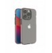 Spring Case fodral för iPhone 14 Pro silikonfodral med en ram ljusrosa