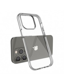 Spring Case fodral för iPhone 14 Pro silikonfodral med en ram ljusrosa