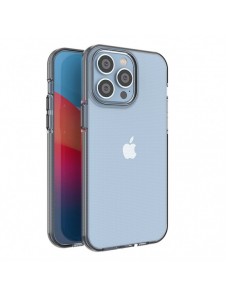 Spring Case fodral för iPhone 14 Pro Max silikonskal med ram svart