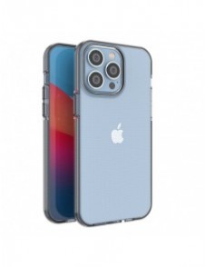 Spring Case fodral för iPhone 14 Pro Max silikonskal med ram svart