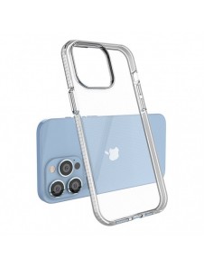Spring Case fodral för iPhone 14 Pro Max silikonskal med ram svart