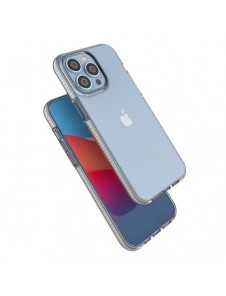 Spring Case för iPhone 14 Pro Max silikonskal med ram ljusblå