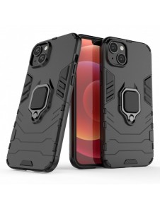 Ring Armour fodral till iPhone 14 pansarskal magnetisk hållare ring svart
