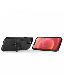Ring Armour fodral till iPhone 14 pansarskal magnetisk hållare ring svart