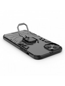 Ring Armour fodral till iPhone 14 pansarskal magnetisk hållare ring svart