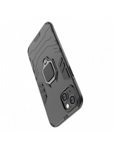 Ring Armour fodral till iPhone 14 pansarskal magnetisk hållare ring svart