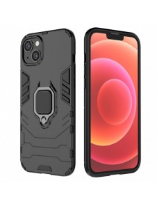 Ring Armour fodral till iPhone 14 pansarskal magnetisk hållare ring svart