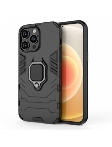 Ring Armour fodral till iPhone 14 Pro pansarskal magnetisk hållare ring svart