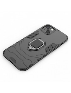 Ring Armour fodral till iPhone 14 Pro pansarskal magnetisk hållare ring svart