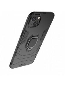 Ring Armour fodral till iPhone 14 Pro pansarskal magnetisk hållare ring svart