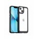 Outer Space Case iPhone 14 hårt skal med en gelram svart