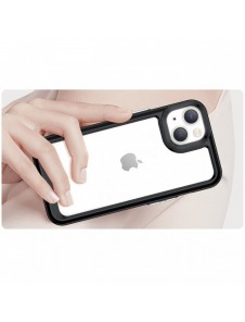 Outer Space Case iPhone 14 hårt skal med en gelram svart