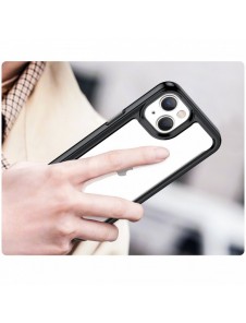 Outer Space Case iPhone 14 hårt skal med en gelram svart
