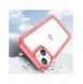 Outer Space Case iPhone 14 hårt skal med en röd gelram