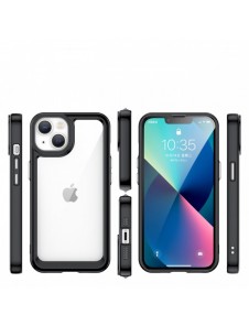 Outer Space Case iPhone 14 Plus hårt skal med en gelram svart