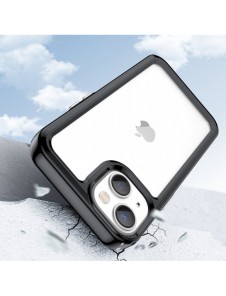 Outer Space Case iPhone 14 Plus hårt skal med en gelram svart