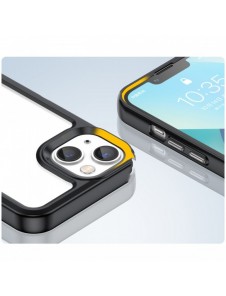 Outer Space Case iPhone 14 Plus hårt skal med en gelram svart