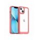 Outer Space Case iPhone 14 Plus hårt skal med en röd gelram