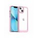 Outer Space Case iPhone 14 Plus hårt skal med en rosa gelram
