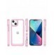 Outer Space Case iPhone 14 Plus hårt skal med en rosa gelram