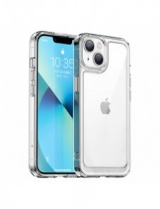 Outer Space Case iPhone 14 Plus hårt skal med en genomskinlig gelram