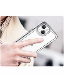 Outer Space Case iPhone 14 Plus hårt skal med en genomskinlig gelram