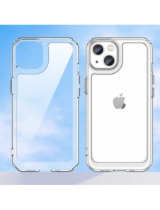 Outer Space Case iPhone 14 Plus hårt skal med en genomskinlig gelram