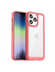 Outer Space Case iPhone 14 Pro Max hårt skal med en röd gelram