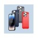 Carbon Case iPhone 14 Pro flexibelt gel bakskal svart