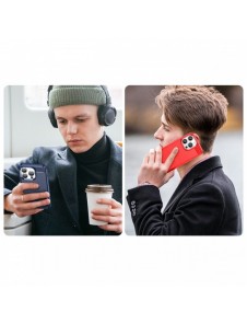 Carbon Case iPhone 14 Pro flexibelt gel bakskal blå