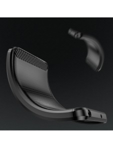 Carbon Case iPhone 14 Pro Max flexibelt gel bakskal svart