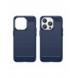 Carbon Case för iPhone 14 Pro Max flexibelt bakskal i gel blått