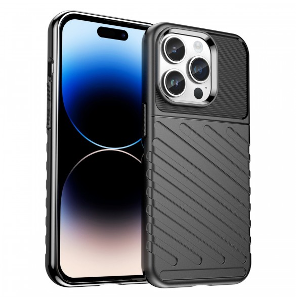 Thunder Case iPhone 14 Pro pansarfodral svart