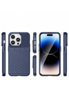 Thunder Case iPhone 14 Pro Max blå pansarfodral